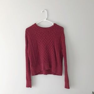 Red Knit Sweater